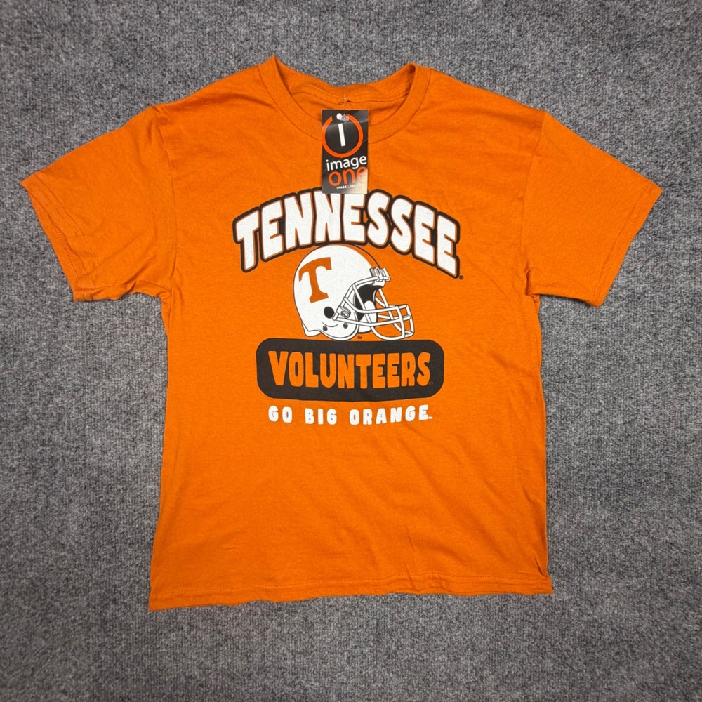 Image One Tennessee Volunteers Youth Medium T-Shirt Orange Go Big Orange NWT